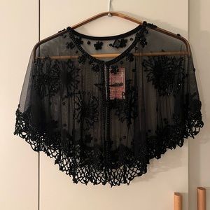 Vintage beaded caplet - new with tags.